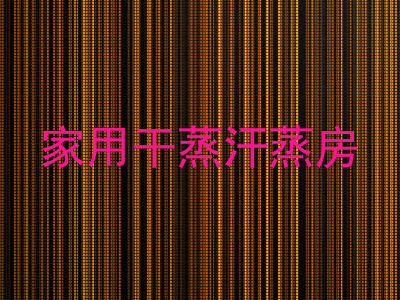 家用干蒸汗蒸房