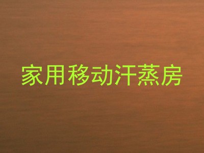 家用移动汗蒸房