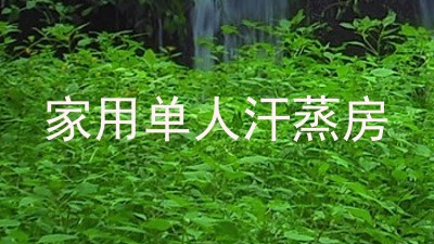 家用单人汗蒸房