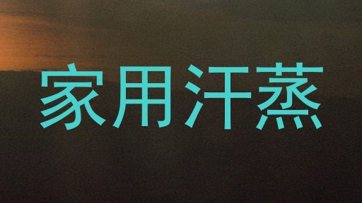 家用汗蒸