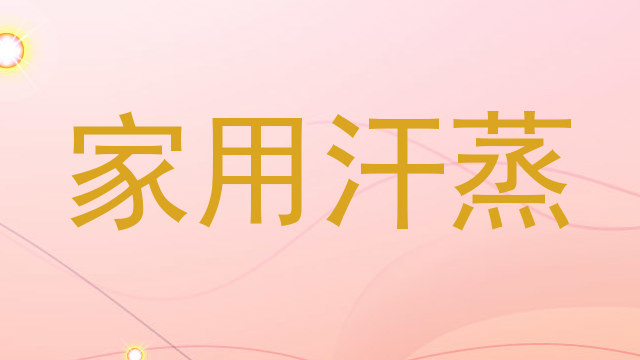家用汗蒸