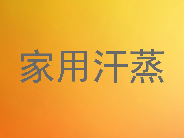 家用汗蒸