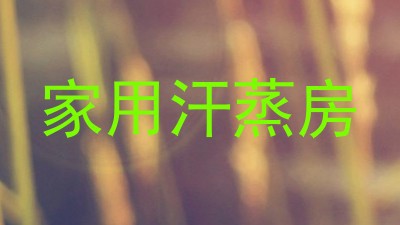 家用汗蒸房