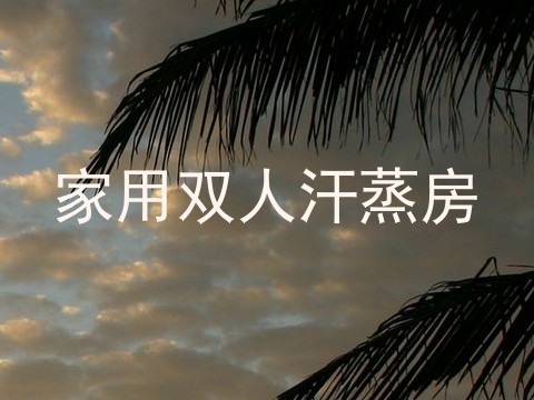 家用双人汗蒸房