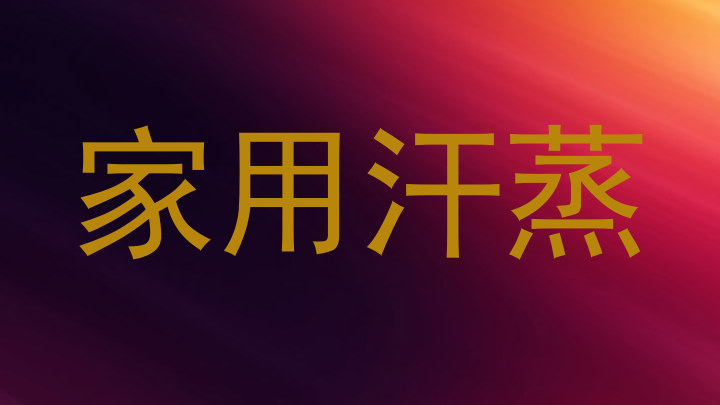 家用汗蒸