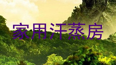 家用汗蒸房