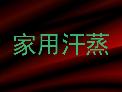 家用汗蒸