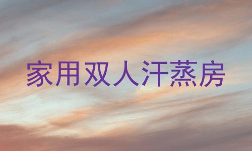 家用双人汗蒸房