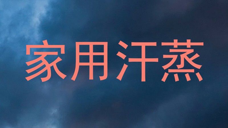 家用汗蒸