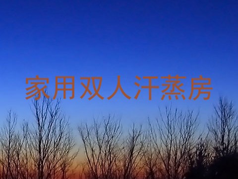 家用双人汗蒸房