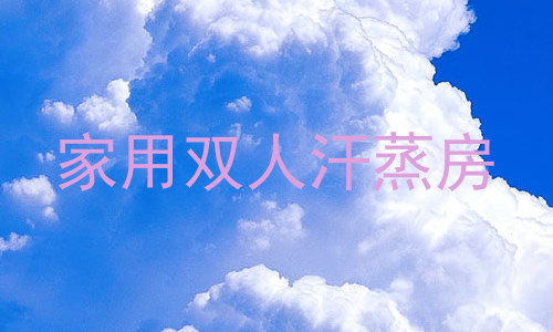 家用双人汗蒸房