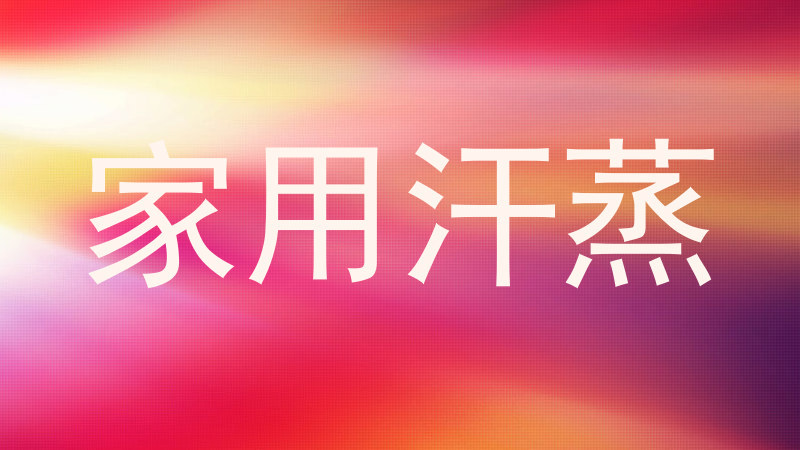 家用汗蒸