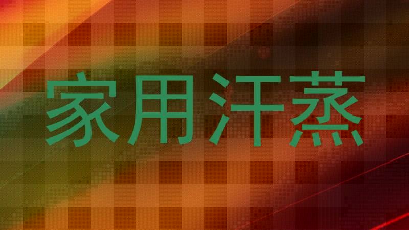 家用汗蒸