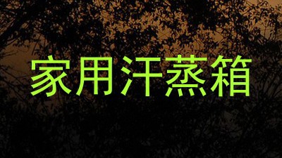 家用汗蒸箱