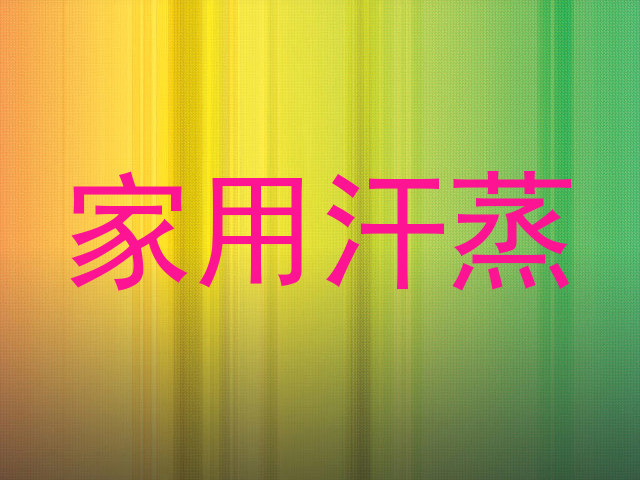 家用汗蒸