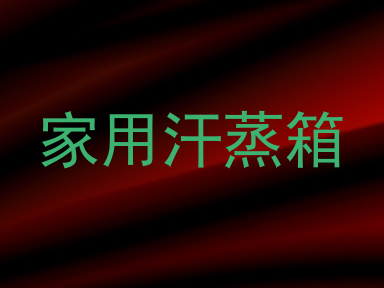 家用汗蒸箱