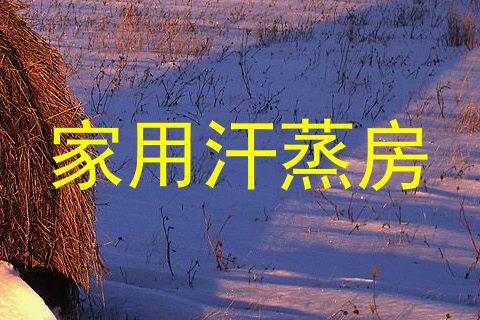 家用汗蒸房