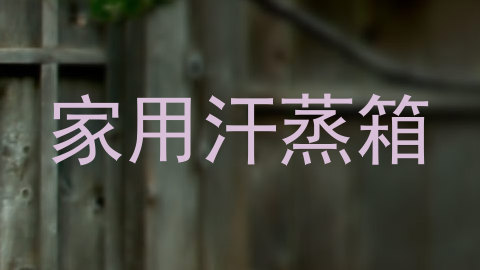 家用汗蒸箱