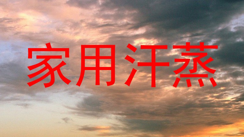 家用汗蒸