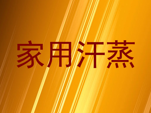 家用汗蒸