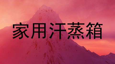 家用汗蒸箱