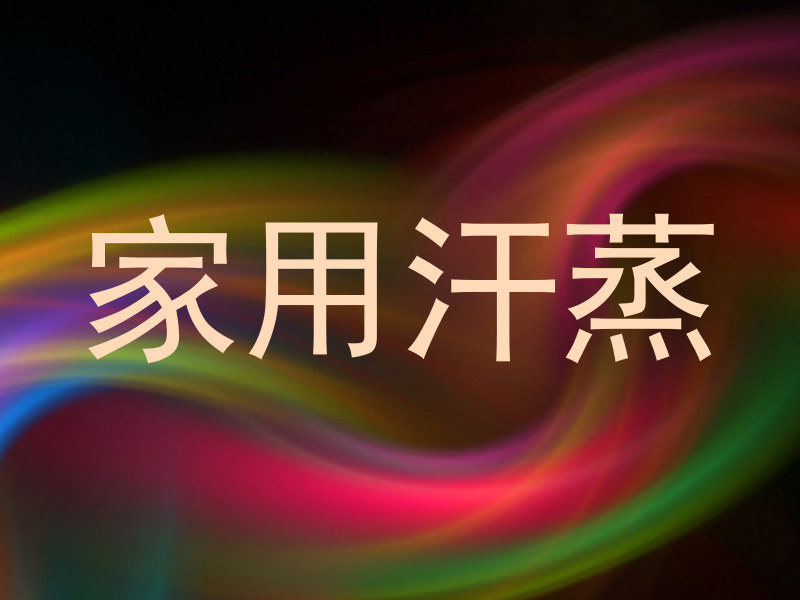 家用汗蒸
