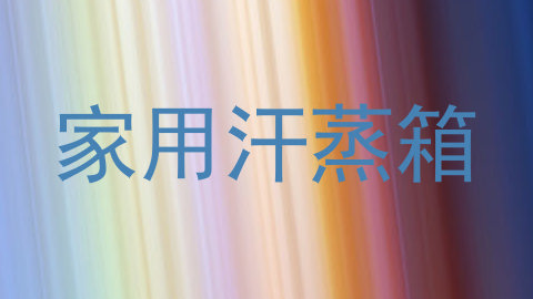 家用汗蒸箱