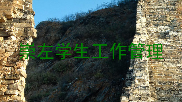 崇左学生工作管理