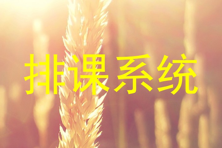 排课系统