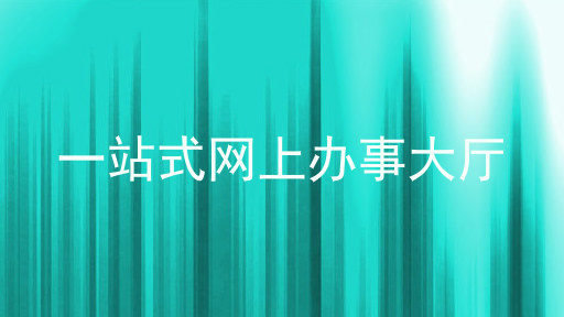 一站式网上办事大厅