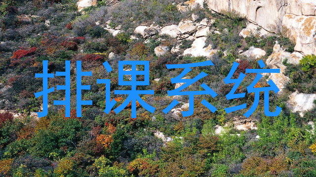 排课系统