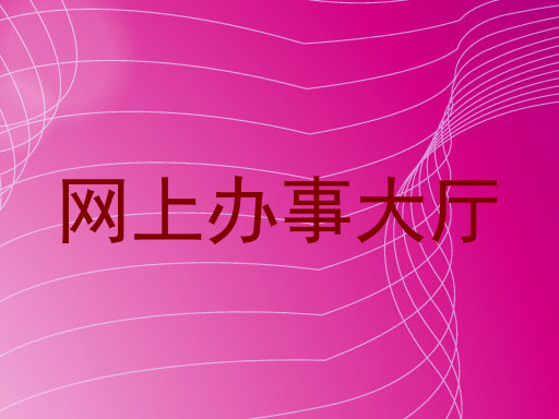 网上办事大厅