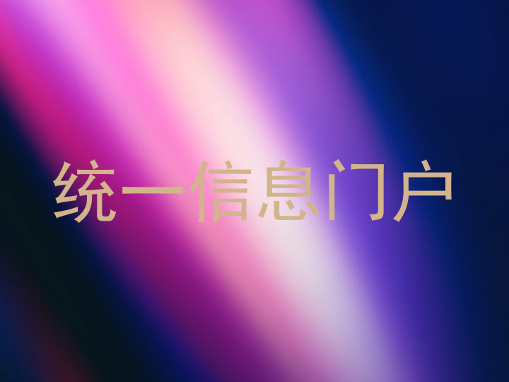统一信息门户