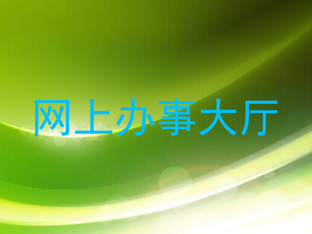 网上办事大厅