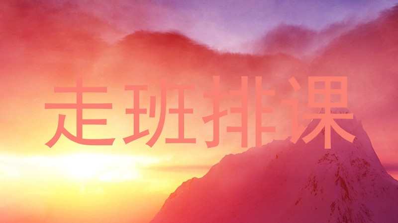 走班排课