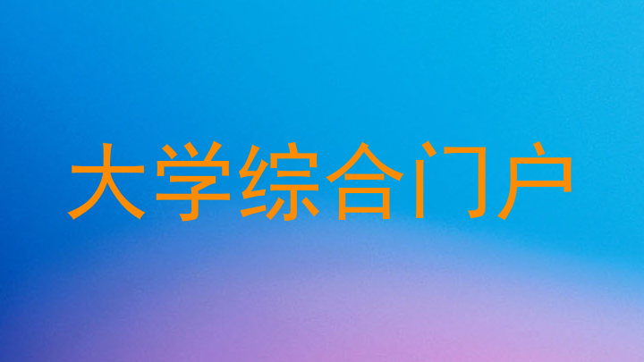 大学综合门户
