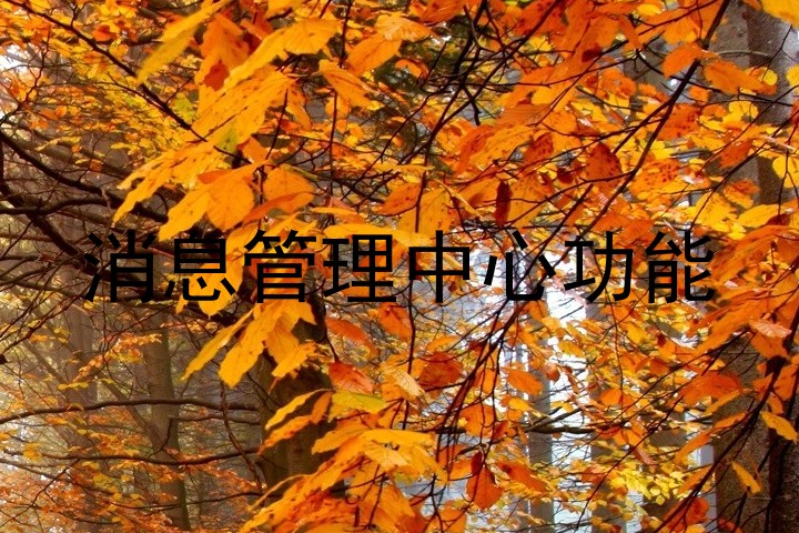 消息管理中心功能