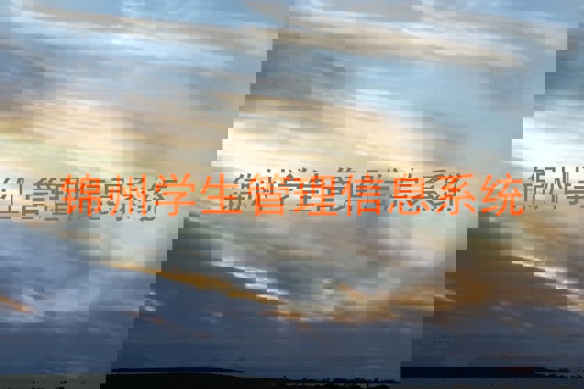 锦州学生管理信息系统