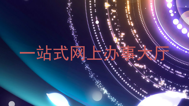 一站式网上办事大厅