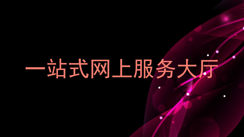 一站式网上服务大厅