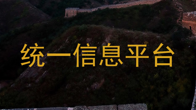 统一信息平台