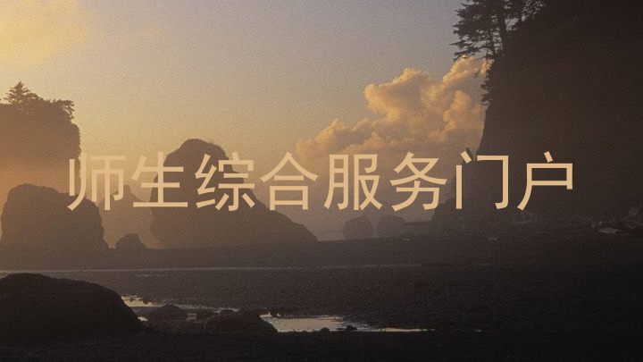 师生综合服务门户