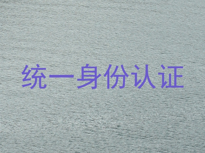 统一身份认证