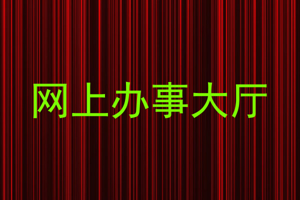 网上办事大厅