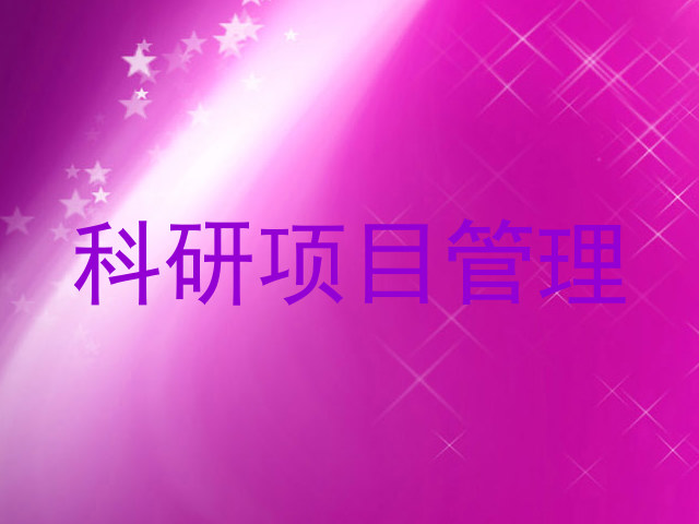 科研项目管理