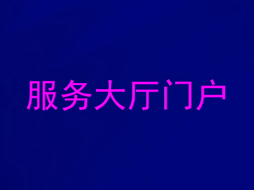 服务大厅门户