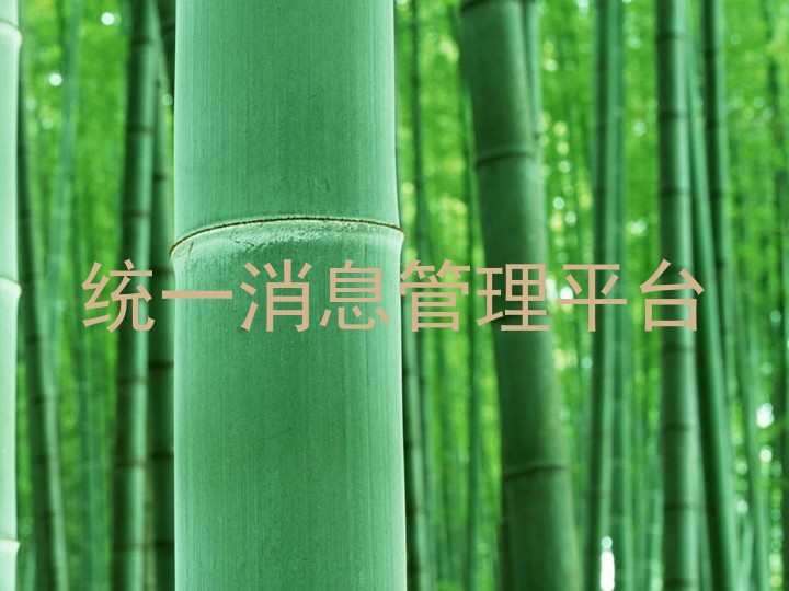 统一消息管理平台