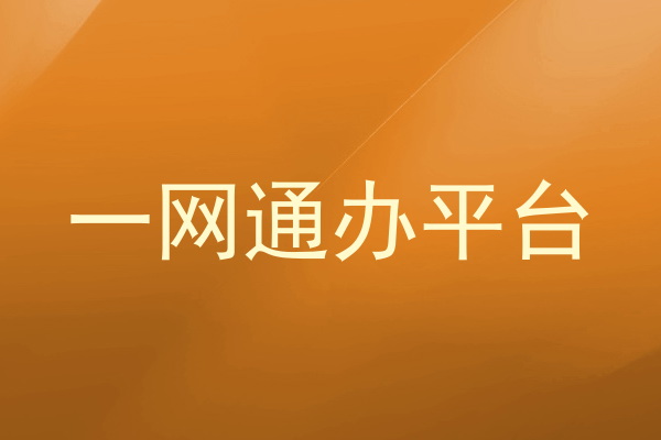 一网通办平台