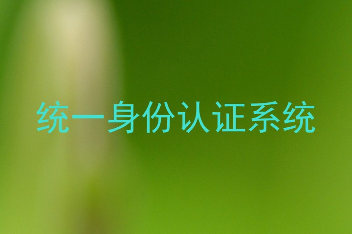 统一身份认证系统
