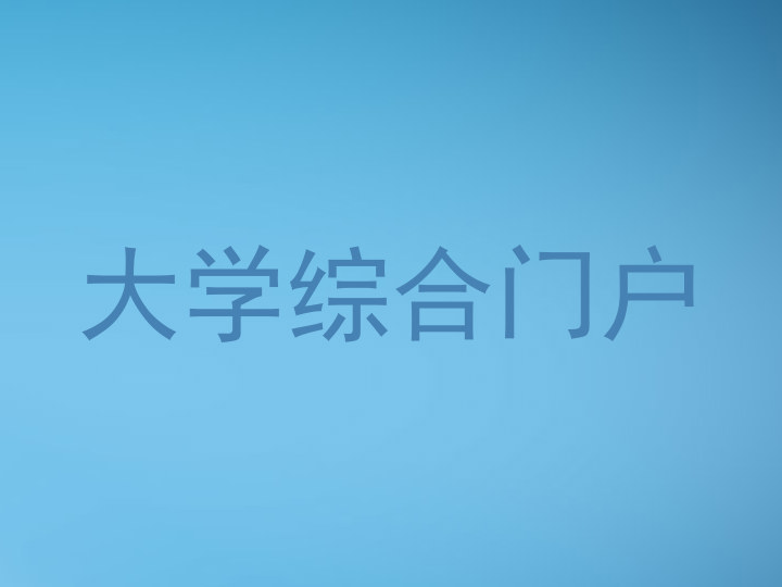 大学综合门户